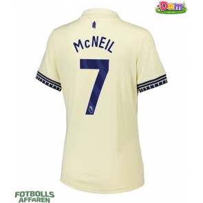 Everton Dwight McNeil #7 Bortatröja Kvinnor 2025-26 Kortärmad